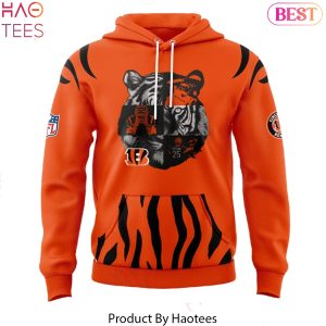 Cincinnati Bengals 2025 Season Design Orange Hoodie