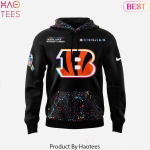 Cincinnati Bengals Crucial Catch 2025 Design Hoodie Black