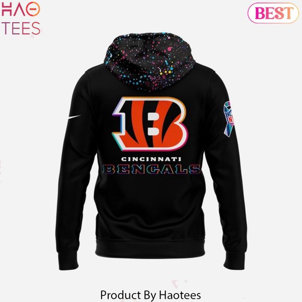 Cincinnati Bengals Crucial Catch 2025 Design Hoodie Black