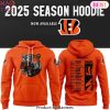 Cincinnati Bengals Crucial Catch 2025 Design Hoodie Black
