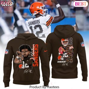 Cleveland Browns Shedeur Sanders Signature Design Hoodie