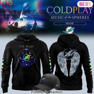 Coldplay 2025 Miami Tour Miami Dolphins Design Hoodie