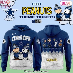 Dallas Cowboys Peanuts 2025 Design Hoodie