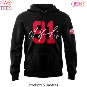 Detroit Red Wings 91 Sergei Fedorov Design Hoodie