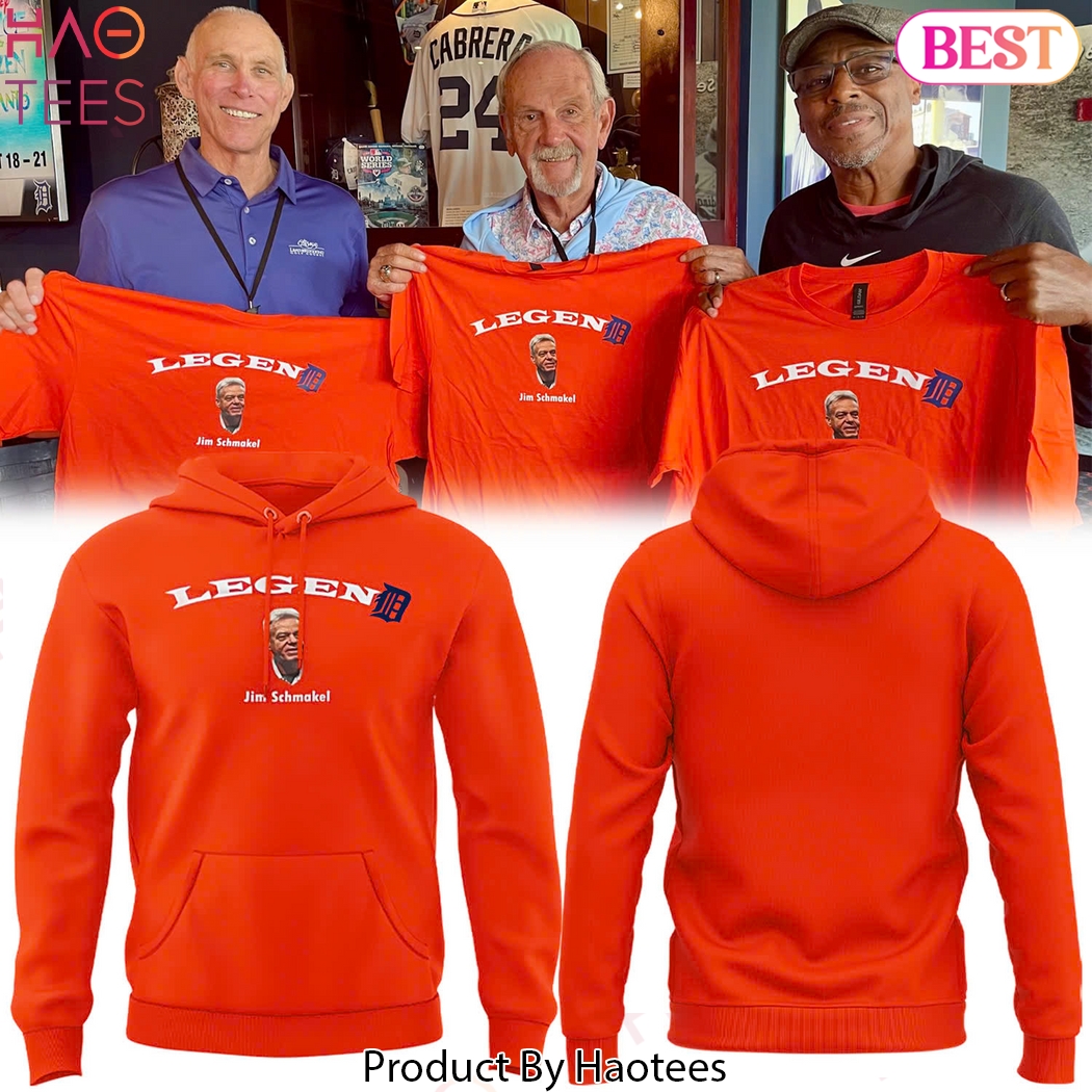 Detroit Tigers Jim Schmakel Legend Design Hoodie Detroit Tigers Jim Schmakel Legend Design Hoodie