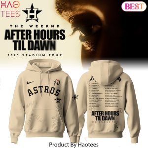 HOU x The Weeknd After Hours Til Dawn Design Hoodie