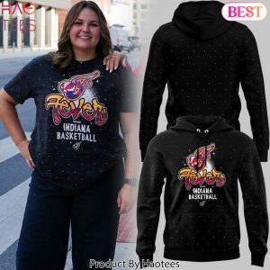Indiana Fever Basketball 2025 Design Hoodie – Black
