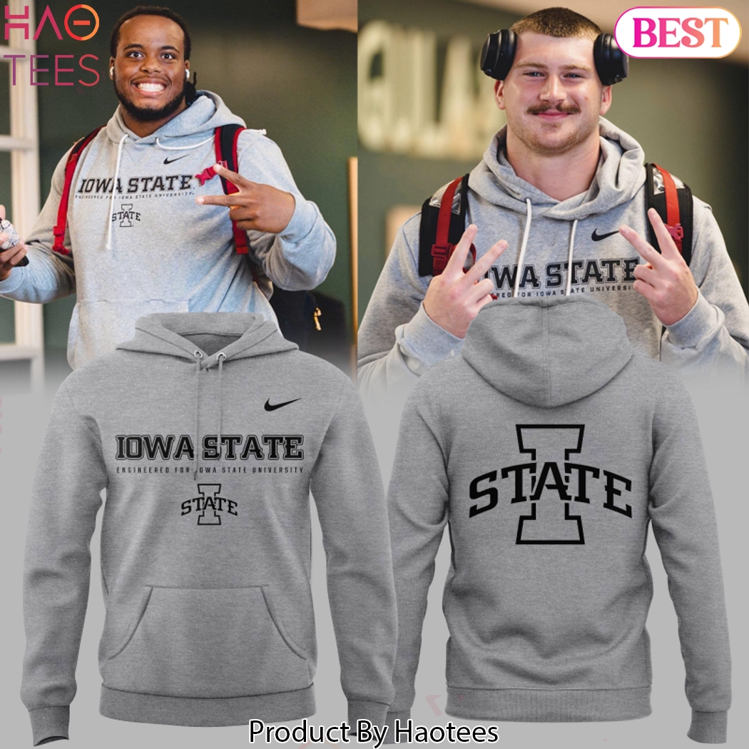 Iowa State Cyclones Football 2025 Design Hoodie - Grey Iowa State Cyclones Football 2025 Design Hoodie - Grey