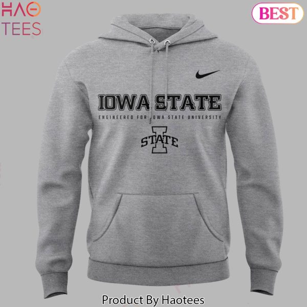 Iowa State Cyclones Football 2025 Design Hoodie – Grey