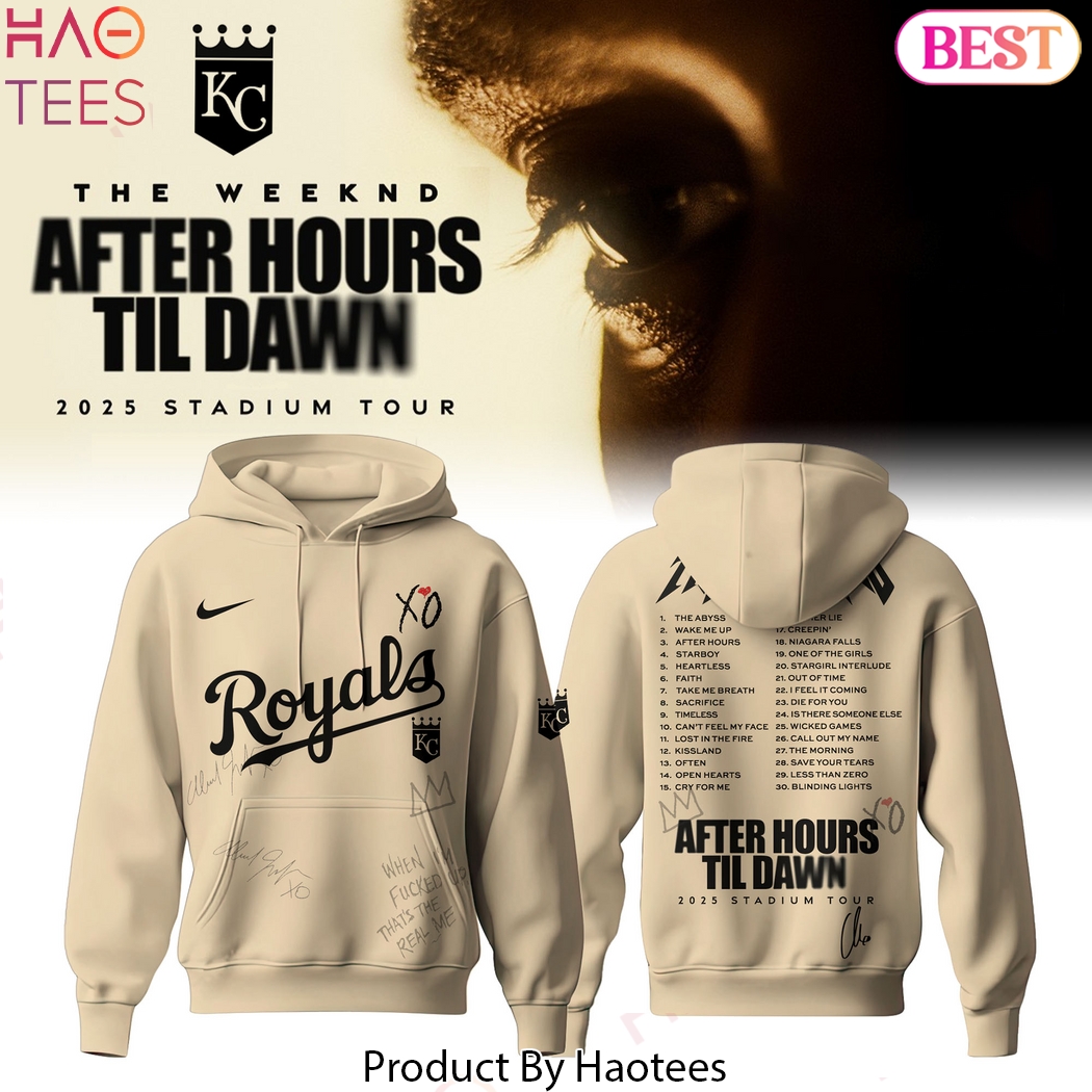 KC x The Weeknd After Hours Til Dawn Design Hoodie KC x The Weeknd After Hours Til Dawn Design Hoodie