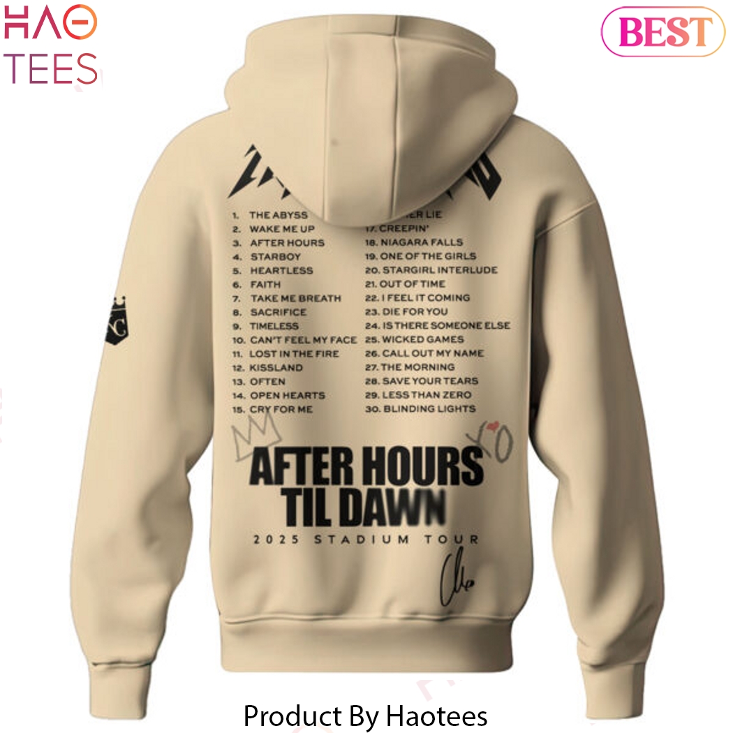 KC x The Weeknd After Hours Til Dawn Design Hoodie KC x The Weeknd After Hours Til Dawn Design Hoodie