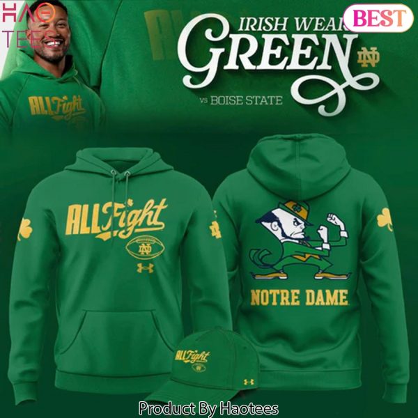 Kelly Green Notre Dame Fighting Irish All Fight Design Hoodie
