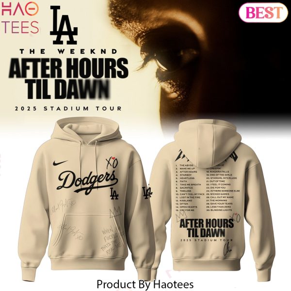 LAD x The Weeknd After Hours Til Dawn Design Hoodie