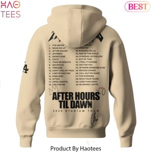 LAD x The Weeknd After Hours Til Dawn Design Hoodie