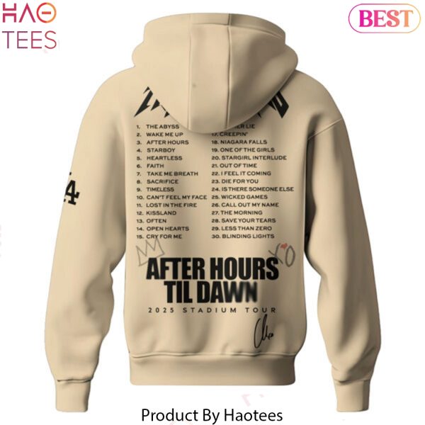 LAD x The Weeknd After Hours Til Dawn Design Hoodie