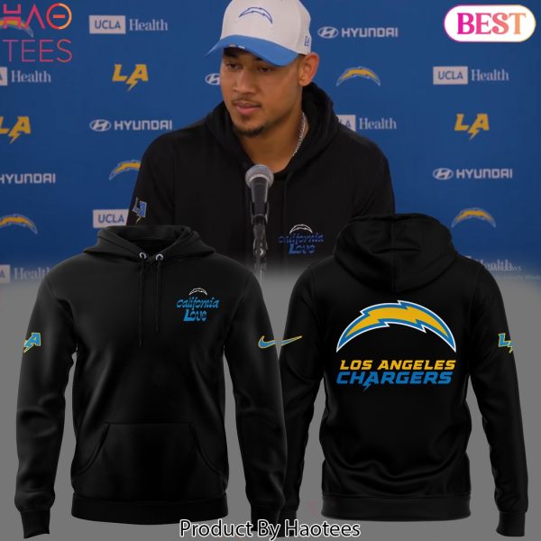 Los Angeles Chargers California Love 2025 Design Hoodie
