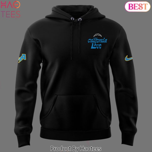 Los Angeles Chargers California Love 2025 Design Hoodie