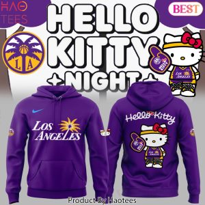 Los Angeles Sparks Kitty Purple Design Hoodie