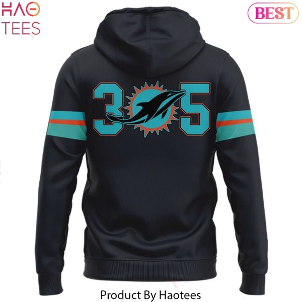 Miami Dolphins 305 The Rivalries Design Hoodie