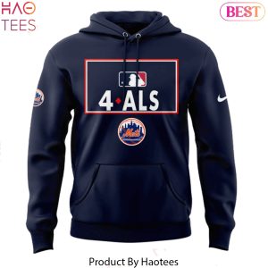 New York Mets Awareness To ALS Design Hoodie