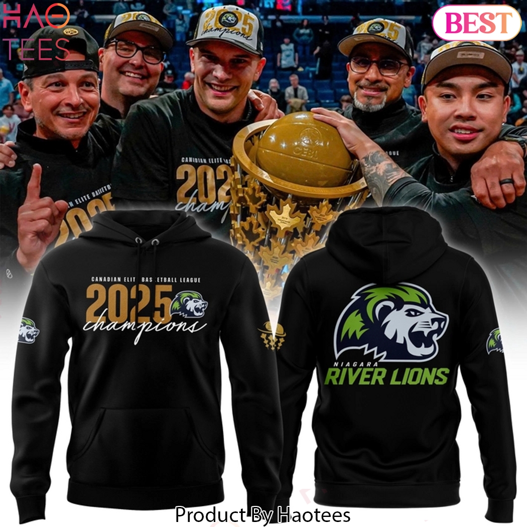 Niagara River Lions Basketball Champions 2025 Design Hoodie Niagara River Lions Basketball Champions 2025 Design Hoodie