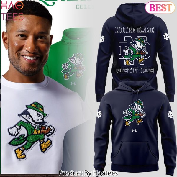 Notre Dame Fighting Irish Football Leprechaun 2025 Design Hoodie
