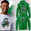 Notre Dame Fighting Irish Football Leprechaun 2025 Design Hoodie – White