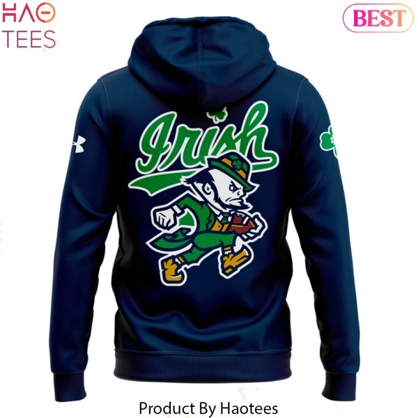 Notre Dame Fighting Irish Football The Fighting Irish 2025 Design Hoodie – Blue