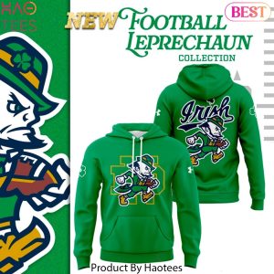 Notre Dame Fighting Irish Football The Fighting Irish 2025 Design Hoodie – Green