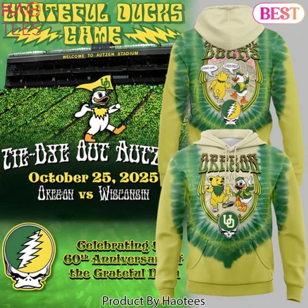 Oregon Duck Grateful Duck 2025 Design Hoodie