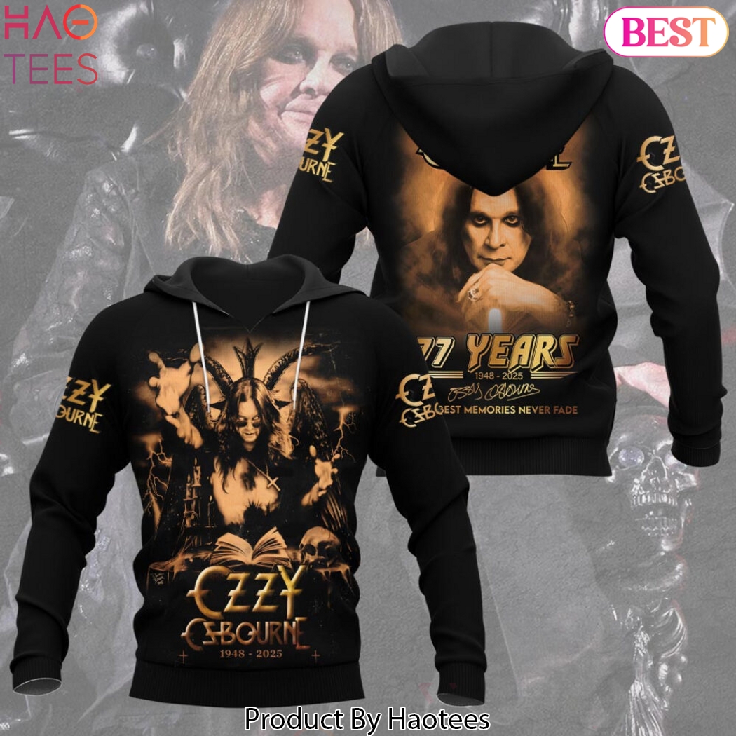 Ozzy Osbourne In Loving Memory Design Hoodie Ozzy Osbourne In Loving Memory Design Hoodie