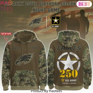Personalized PHI-Army 250th Birthday Design Hoodie