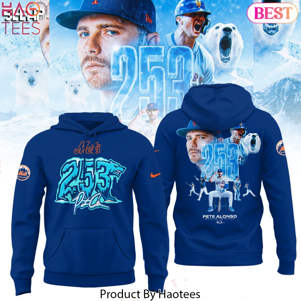 Pete Alonso Mets All-Time Home Run Leader Design Hoodie Pete Alonso Mets All-Time Home Run Leader Design Hoodie