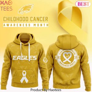 Philadelphia Eagles Childhood Cancer Awareness Month 2025 Design Hoodie