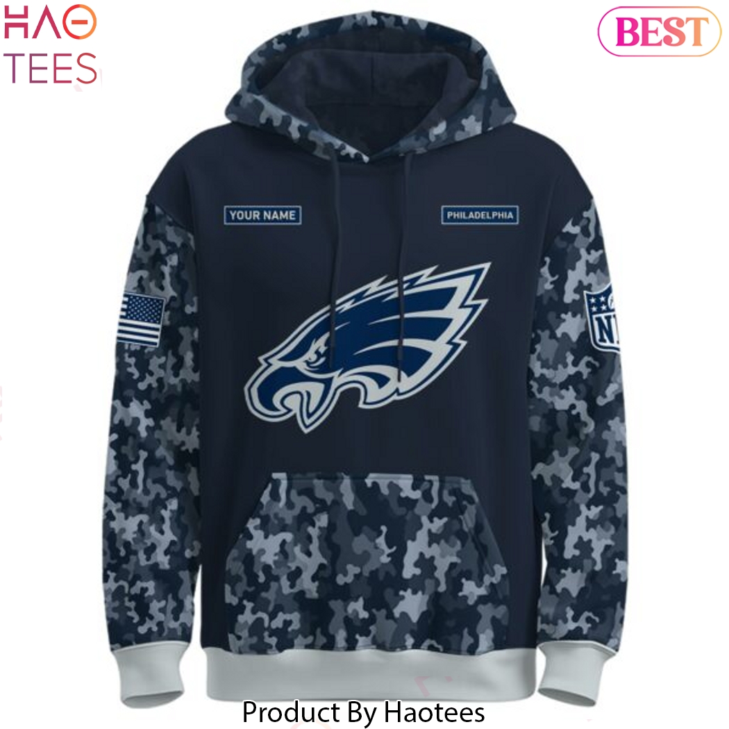 Philadelphia Eagles Navy 250th Birthday Design Hoodie Philadelphia Eagles Navy 250th Birthday Design Hoodie
