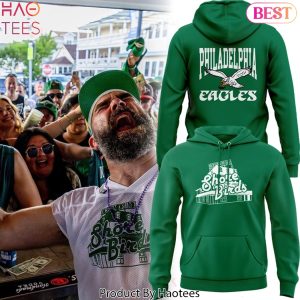 Philadelphia Eagles Shore Birds Kelly Green Design Hoodie