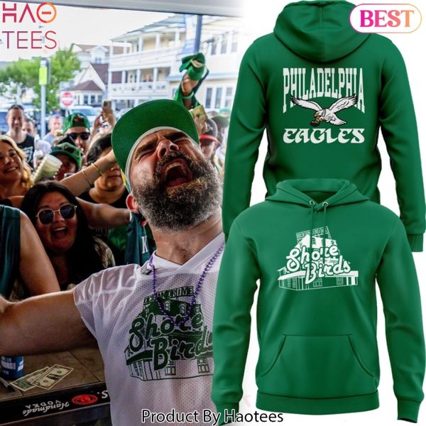 Philadelphia Eagles Shore Birds Kelly Green Design Hoodie