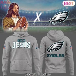 Philadelphia Eagles Team Jesus Design Hoodie