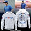 Ryne Sandberg Forever 23 1959-2025 Design Hoodie – Blue Ryne Sandberg Forever 23 1959-2025 Design Hoodie – Blue