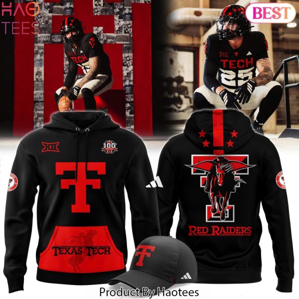 Texas Tech Red Raiders 100th Anniversary Throwback-Inspired Design Hoodie