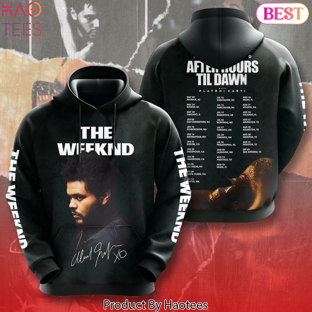 The Weeknd After Hours Til Dawn Tour 2025 Signature Design Hoodie The Weeknd After Hours Til Dawn Tour 2025 Signature Design Hoodie
