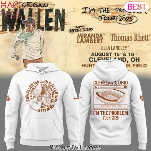 Wallen x Cleveland Browns Im The Problem Tour Design Hoodie