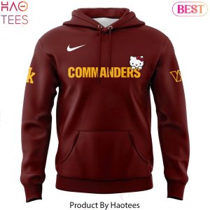 Washington Commanders Cat Kitty 2025 Design Hoodie
