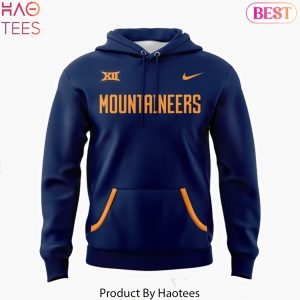 West Virginia Mountaineers Throwbacks 1965 Moutaineers Wordmark Design Hoodie