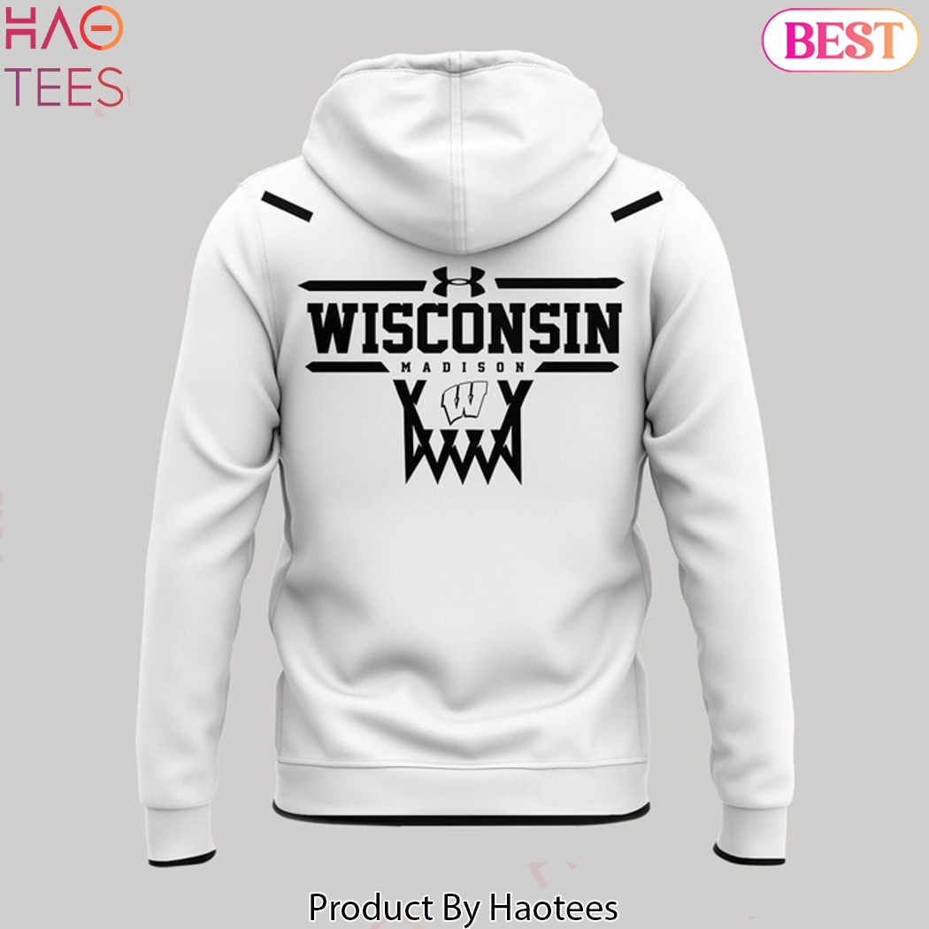 Wisconsin Badgers Basketball 2025 Design Zip Hoodie Wisconsin Badgers Basketball 2025 Design Zip Hoodie