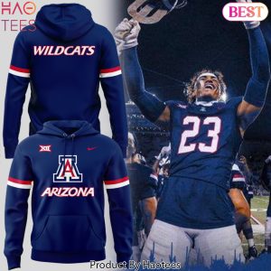 Arizona Wildcats Football 2025 Design Blue Hoodie