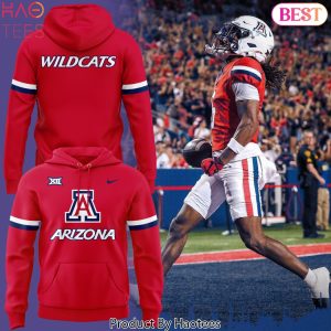 Arizona Wildcats Football 2025 Design Hoodie – Red