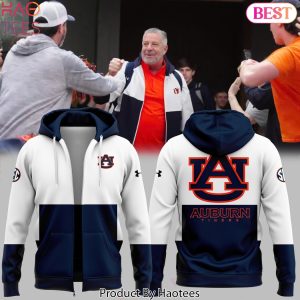Auburn Tigers Coach Bruce Pearl Design Zip Hoodie