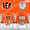 Bengals Bluey 2025 Design Orange Hoodie