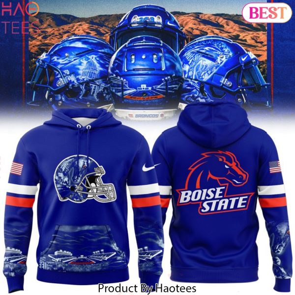 Boise State Broncos 2025 Design Blue Hoodie